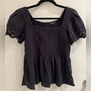 Black madewell blouse